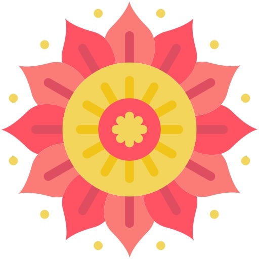 colorful flower icon