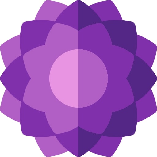 purple flower icon