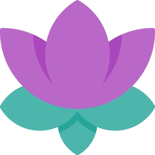 purple lotus icon