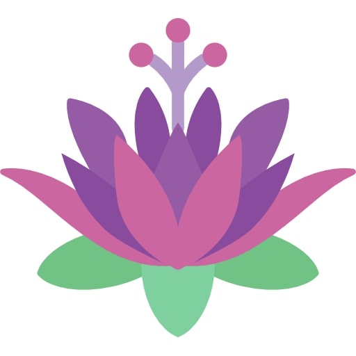 purple flower icon
